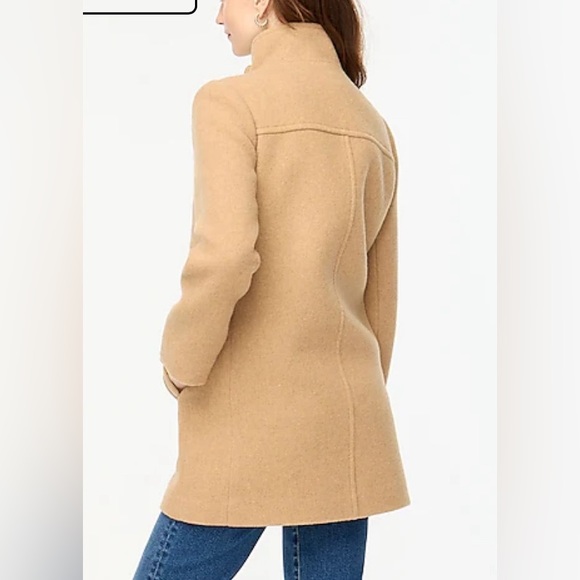 NEW J Crew Button-neck city coat!!! - Picture 3 of 7